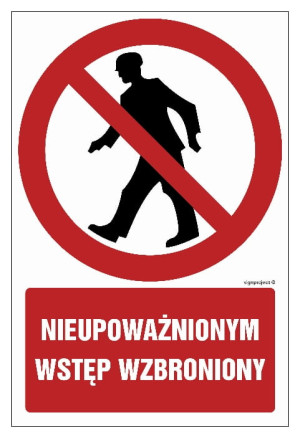 GC001 Nieupoważnionym wstęp wzbroniony