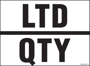 MC001 LTD QTY