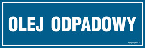 OA168 Olej odpadowy OA168_900x300_FN FN - Folia samoprzylepna