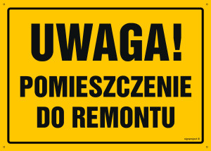OA124 Uwaga! Pomieszczenie do remontu OA124_450x320_FN FN - Folia samoprzylepna