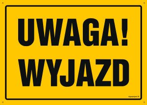 OA151 Uwaga! Wyjazd OA151_450x320_FN FN - Folia samoprzylepna