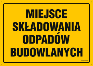 OA210 Miejsce składowania odpadów budowlanych OA210_600x430_FN FN - Folia samoprzylepna