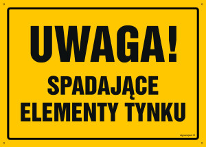OA029 Uwaga! Spadające elementy tynku OA029_300x215_BN BN - Płyta PVC ŻÓŁTA 0,6mm