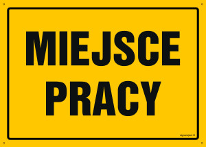 OA059 Miejsce pracy OA059_300x215_BN BN - Płyta PVC ŻÓŁTA 0,6mm