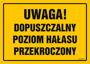 OA060 Uwaga! Dopuszczalny poziom hałasu przekroczony OA060_300x215_FN FN - Folia samoprzylepna