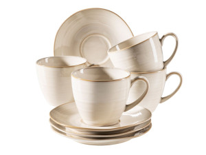 MÄSER Kaffeetassen-Set mit Untertassen »Nottingham«, 8-teilig