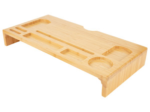 LIVARNO home Bambus Monitororganizer, universell einsetzbar