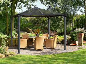 PALRAM – CANOPIA Gartenpavillon »Palermo«, pulverbeschichtetes Aluminium
