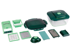 Genius Nicer Dicer »Chef«, 13-teilig, mit Selbstreinigungsfunktion