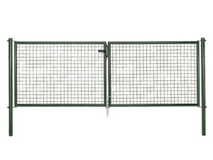 ALBERTS Wellengitter-Doppeltor für Maschendrahtzäune, Breite 3000 mm
