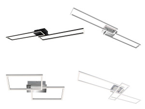 Briloner CCT LED Design Deckenleuchte, Lichttemperatur + Helligkeit regulierbar