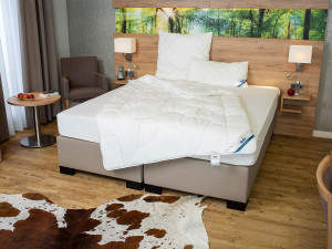 BeCo Winter-Bettdecke »Proneem«, mit Milbenschutz, 100 % Baumwolle