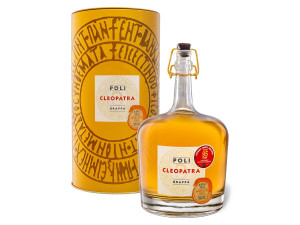 POLI Grappa Cleopatra Moscato Oro mit Geschenkbox 40% Vol