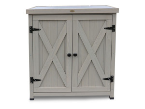HABAU Gartenschrank »Laura«, 80 x 45 x 92 cm, grau