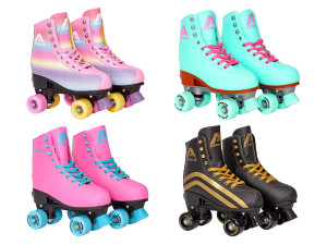 Apollo Rollschuhe »Disco Quads«, größenverstellbar, Größe 31 - 42, ab 6 Jahren