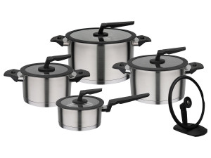 GSW Kochtopf-Set Apart, 9-teilig, Edelstahl, Kapselboden