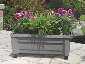 KHW Calypso Pflanzkasten mit Bewässerungssystem, B 79 x T 35 x H 33 cm