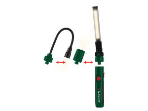 PARKSIDE® 3-in-1 Akku-Multifunktionsleuchte »PAML 2000 A1«, mit wechselbaren Leuchtköpfen