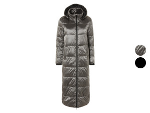 esmara® Damen Maxi-Steppmantel, seitlicher Gehschlitze mit Druckknöpfen