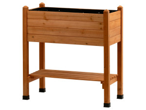 DOBAR Hochbeet, aus Holz, L 75 x B 37 x H 79 cm