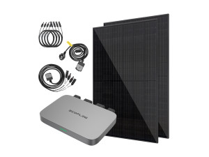 VALE Balkonkraftwerk ECOFLOW 860 Wp / 800 W, WiFi, Bifaziale Solarmodule
