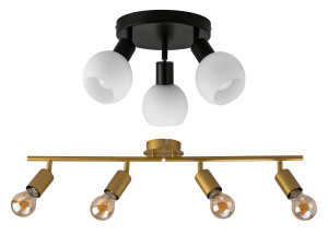 LIVARNO home LED-Deckenleuchte, mit dreh- und schwenkbaren Spots