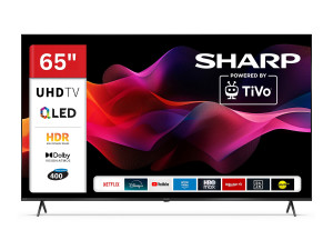 Sharp 65HM5745E QLED Fernseher 65 Zoll Smart TV by TiVo 4K UHD Fernseher mit HDR Dolby Vision