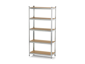 EASYMAXX Schwerlastregal mit 5 belastbaren Holzböden