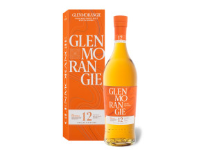 GLENMORANGIE Original Highland Single Malt Scotch Whisky 12 Jahre mit Geschenkbox 40% Vol