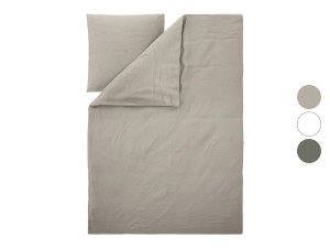 LIVARNO® Bettwäsche Baumwoll Leinen Mix, 155 x 220 cm