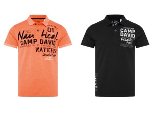 CAMP DAVID Herren Poloshirt