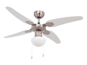 LIVARNO home Deckenleuchte LED mit Ventilator klassisch