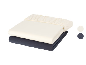SANSIBAR Jersey-Spannbettlaken, 180-200 x 200 cm