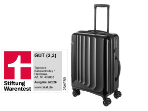 TOPMOVE® Koffer, Hardcase, Handgepäck, S, 30/35 L, erweiterbar