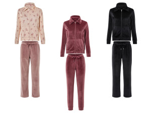 esmara® Damen Nicki-Hausanzug, 2-teilig, kuschelig weich