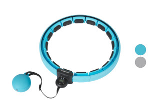 CRIVIT Hula-Hoop-Reifen mit Gewicht, mit LED-Display und Zählfunktion