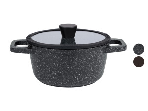 LIVARNO home Aluguss-Kochtopf, mit innerer Literskala, Ø 20 cm