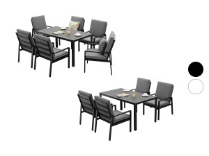 MEXO Gartenmöbel »Dining Set Levante«, inkl Polster