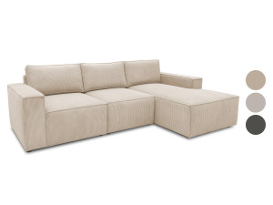DOMO Cannes Longchair Ecksofa mit Longchair