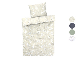 LIVARNO home Satin-Bettwäsche, 155 x 220 cm