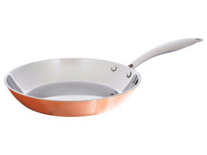 SILVERCREST® Kupferpfanne, Ø 24 cm, Edelstahl mit Kupferschicht
