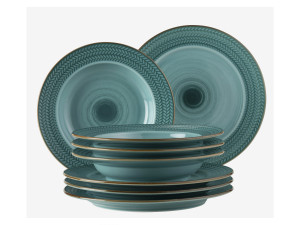MÄSER Teller-Set »Prospero«, 8-teilig, handbemalt