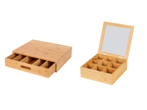 WENKO Bambus Kaffeebox / Teebox