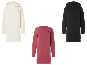 esmara® Damen-Sweatshirtkleid aus Baumwolle Baumwoll-Sweatshirtkleid für Damen