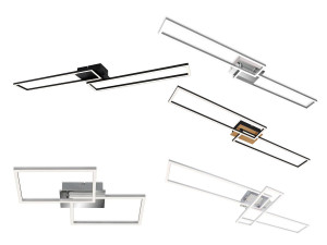 BRILONER CCT LED Design Deckenleuchte, Lichttemperatur + Helligkeit regulierbar