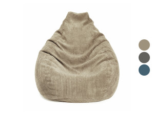 Lumaland Gaming-Sitzsack, 350 l, aus trendigem Cord-Material