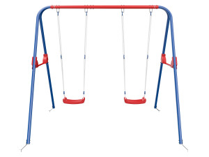 Playtive Garten-Schaukelgestell, mit 2 stabilen Sitzen
