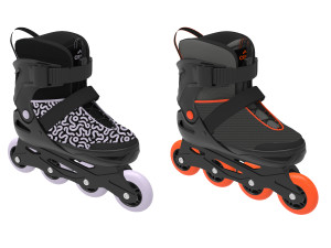 CRIVIT Jugend-Softboot-Inlineskates, größenverstellbar