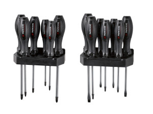 PARKSIDE PERFORMANCE® Meißelschraubendreher-Satz, 15-teilig, mit Schlagkappe