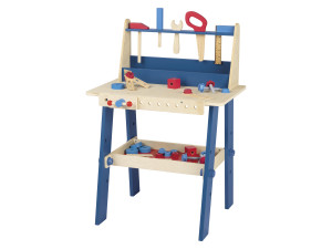 PLAYTIVE Kinder Werkbank, aus Echtholz